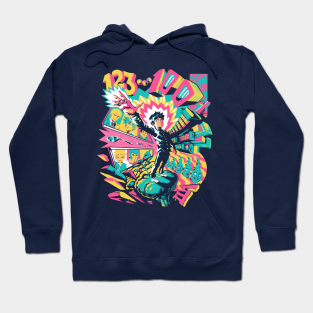 Anime Hoodie - Psychedelic 100 by Ilustrata